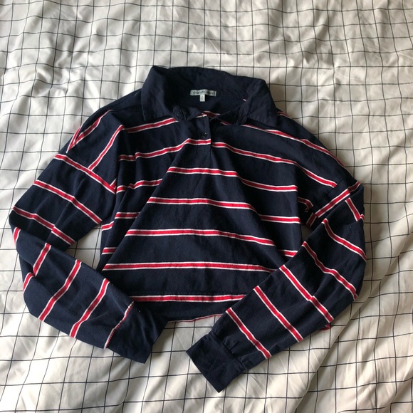 Charlotte Russe Long Sleeve Polo - Picture 1 of 3